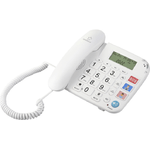 Renkforce RF-DP-400 Schnurgebundenes Seniorentelefon Freisprechen LC-Display WeiÃ (RF-5239504)