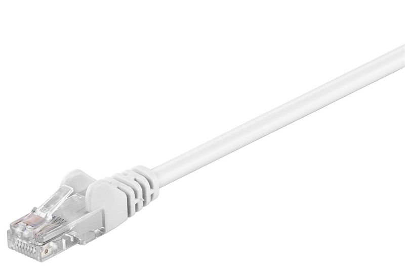 Wentronic-goobay---Cavo-patch---Da-RJ-45--M--a-RJ-45--M----250-m---UTP---CAT-5e---sagomato---bianco--95642-