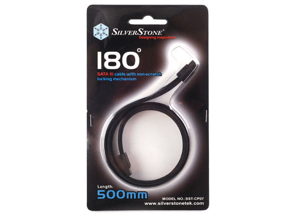 SilverStone-Seriel-ATA-kabel-Sort-50cm