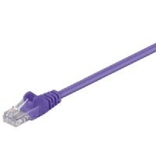Wentronic-Cavo-2xRJ-45-da-1-m---RJ-45---RJ-45---Maschio-Maschio---Oro---Viola---CAT5e--95219-GB-