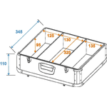 ROADINGER CD-Case ALU Digital-Booking abgerundet sw (3012205B)