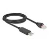 Delock---Adattatore-seriale---Da-USB--M--a-RJ-45--M----20-m---USB---USB2.0---EIA-232---nero--64161-