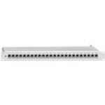 Rutenbeck PP-ClassEA iso-24/1 - Patch Panel - Rack montierbar - RJ-45 X 24 - Hellgrau, RAL 7035 - 1U - 48