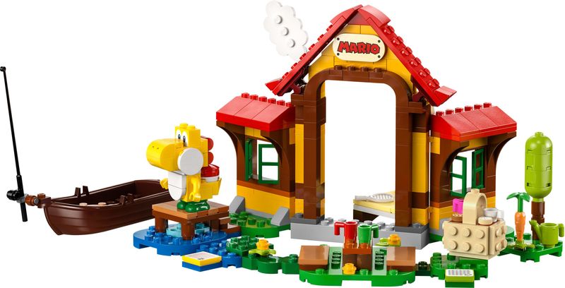 LEGO-Super-Mario-71422-Pack-di-Espansione-Picnic-alla-Casa-di-Mario-con-Figura-di-Yoshi-Giallo-Idea-Regalo-Bambini-6--Anni