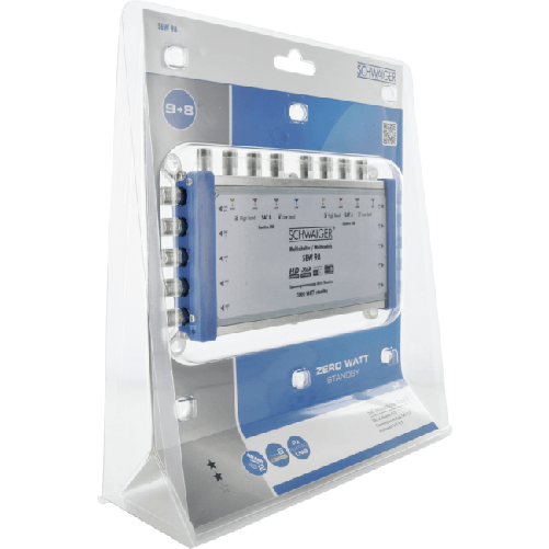 Schwaiger SAT multiswitch SEW98 531 ingressi (multiswitch) 9 (8 SAT/1 terrestre