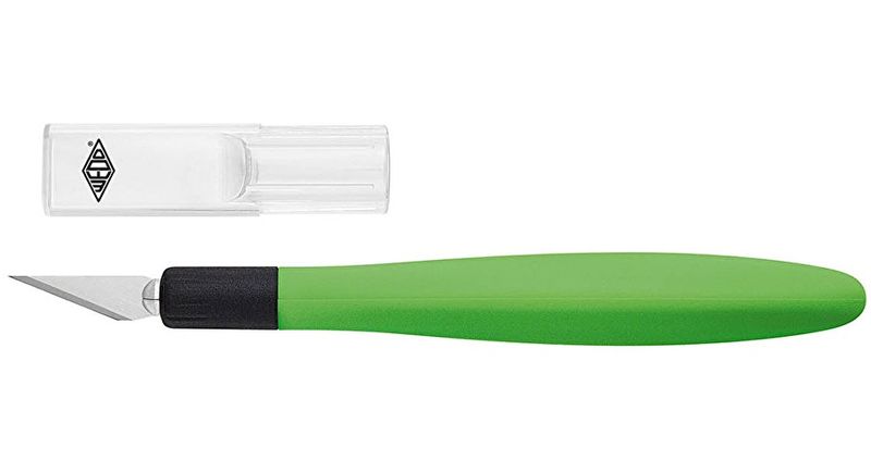 Coltello-artigianale-WEDO-18-mm-verde-mela