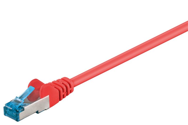 Wentronic-goobay---Netzwerkkabel---RJ-45--M--zu-RJ-45--M----50-cm---SFTP-PiMF---CAT-6a---halogenfrei-geformt---Rot--93