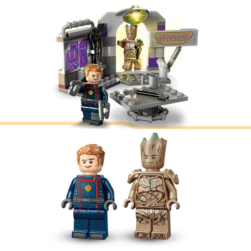 LEGO-Marvel-76253-Quartier-Generale-dei-Guardiani-della-Galassia-Volume-3-con-Groot-e-Star-Lord-Giocattoli-da-Supereroi