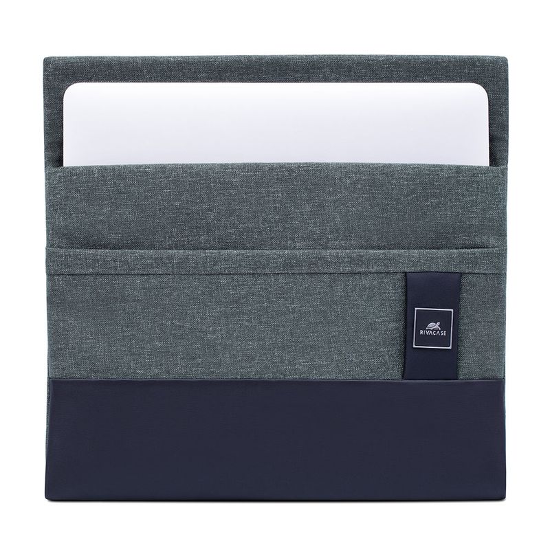 Rivacase-8803-borsa-per-notebook-338-cm--13.3---Custodia-a-tasca-Blu-Grigio