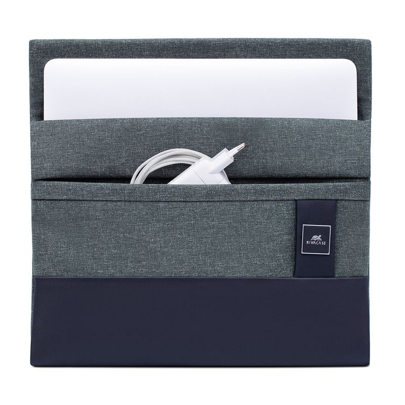 Rivacase-8803-borsa-per-notebook-338-cm--13.3---Custodia-a-tasca-Blu-Grigio