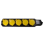 LogiLink-LPS255-prolunghe-e-multiple-15-m-5-presa-e--AC-Esterno-Nero-Giallo