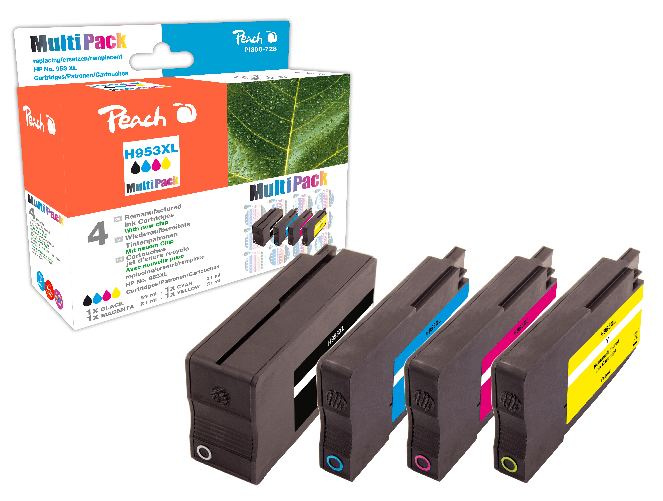 Peach-PI300-728-cartuccia-d-inchiostro-4-pz-Compatibile-Resa-elevata--XL--Nero-Ciano-Magenta-Giallo