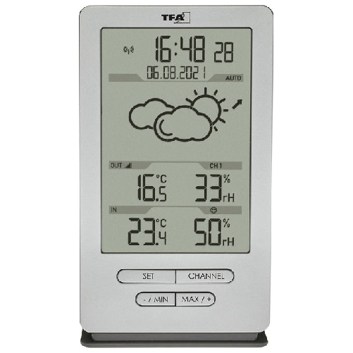 TFA-Dostmann-35.1162.54-termometro-Termometro-da-ambiente-elettronico-Interno-esterno-Nero-Argento