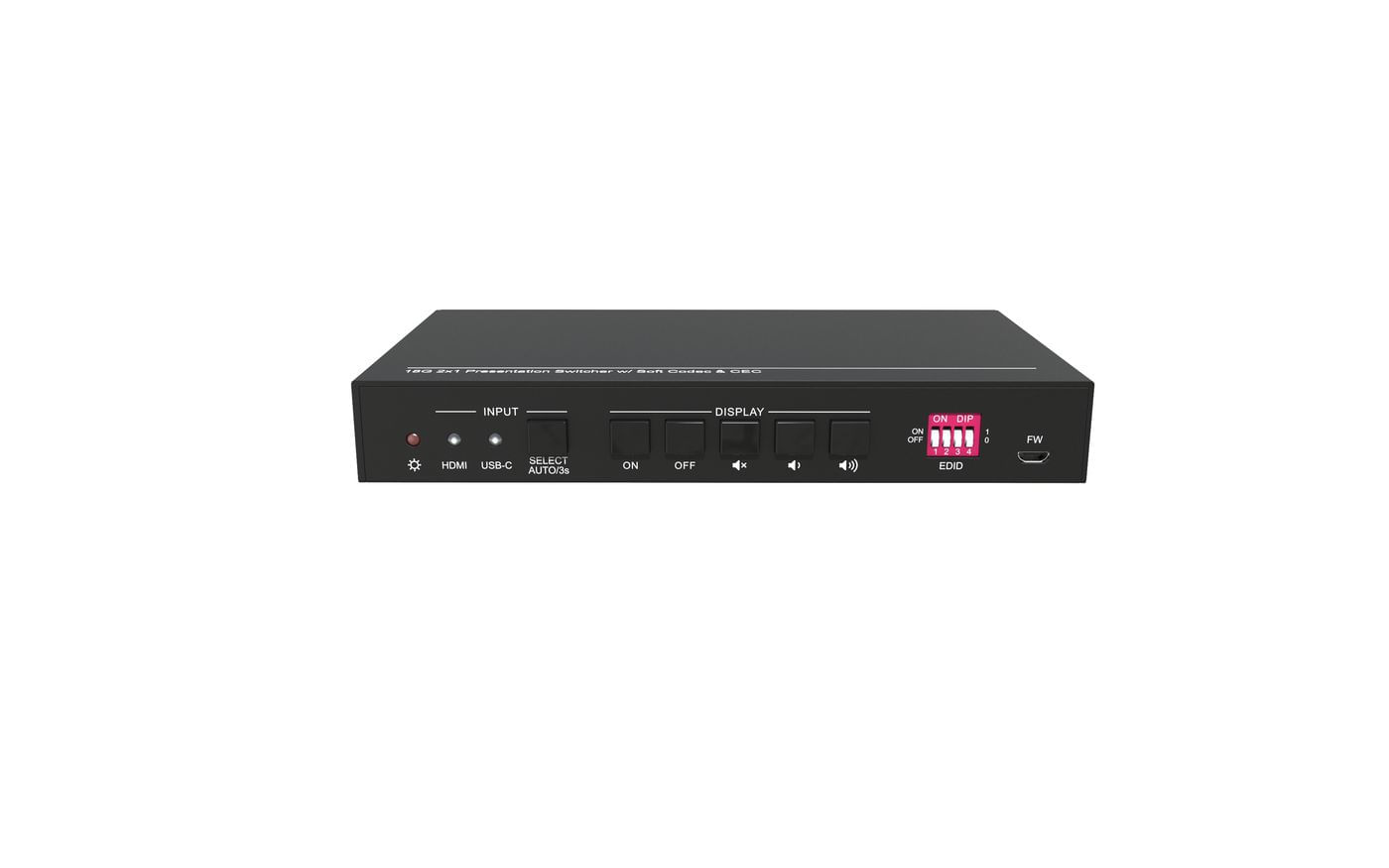 Vivolink VLHUB121-MME conmutador de vdeo HDMI (4K Presentation HDMI and - USB-C to HDMIUSB3.0 . - Warranty 36M)