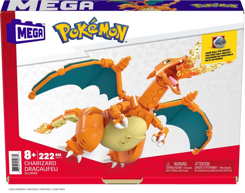 MEGA-Pokemon-GWY77-accessorio-per-giocattoli-da-costruzione-Figura-di-costruzione-Blu-Arancione-Giallo