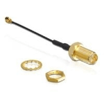 DeLOCK WLAN SMA antenna connection for installation - Antennenanschluss - SMA (M) - 5 cm - Koax