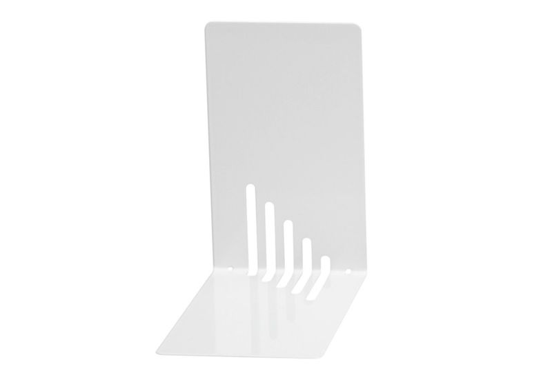 Reggilibri-MAUL-acciaio-bianco-140x140x85mm-Conf.-2-pezzi---3501002