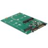 Delock-Convertitore-SATA-22-pin--1x-M.2-1x-mSATA