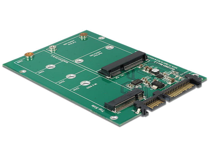 Delock-Convertitore-SATA-22-pin--1x-M.2-1x-mSATA