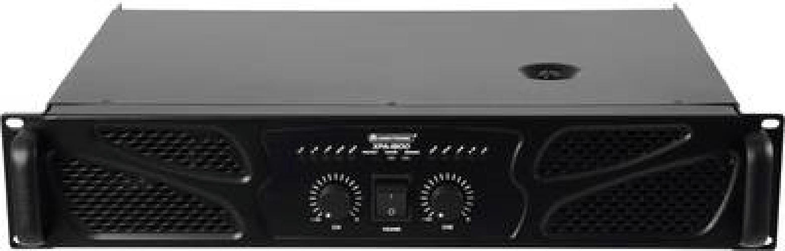Omnitronic XPA-1800 2.0 canali alimentazione/fase nero (10451036)