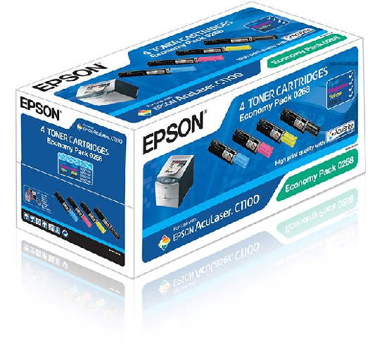 Epson Confezione economica Aculaser C1100 (C13S050268)