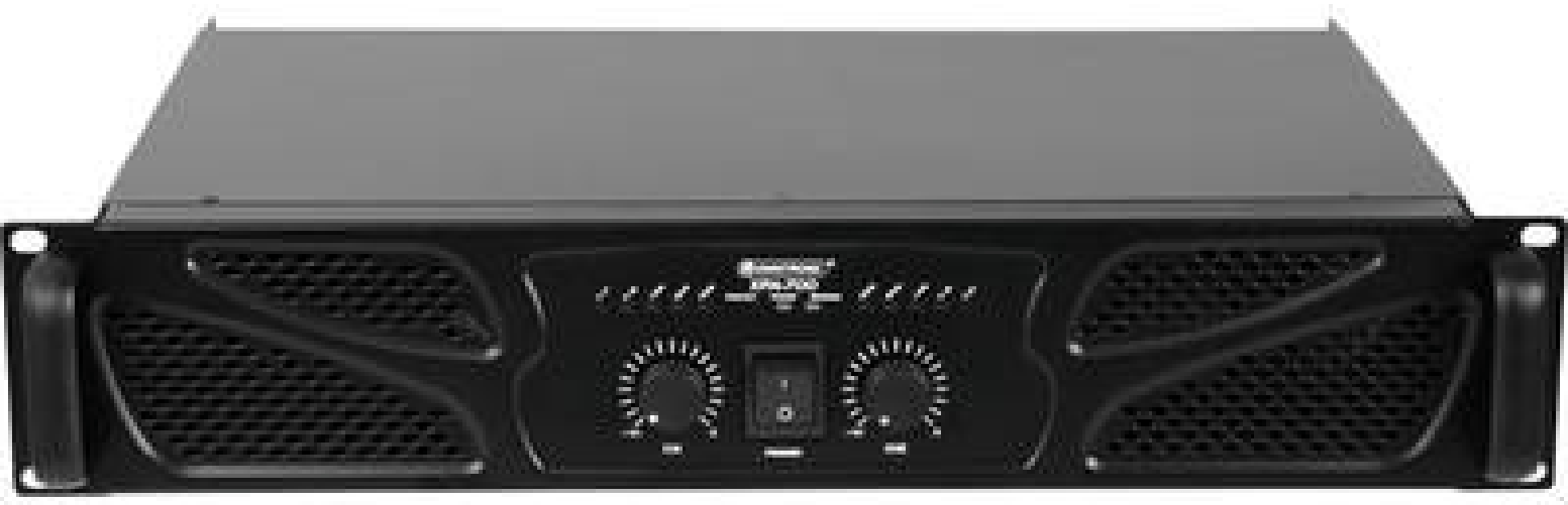 Omnitronic XPA-700 2.0 Kanäle Leistung/Phase Schwarz (10451032)