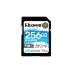 Kingston Technology Scheda SDXC Canvas Go Plus 170R C10 UHS-I U3 V30 da 256GB