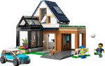 LEGO-City-60398-Villetta-Familiare-e-Auto-Elettrica-Casa-delle-Bambole-con-Macchina-Giocattolo-Giochi-per-Bambini-6--Anni