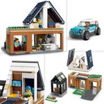 LEGO-City-60398-Villetta-Familiare-e-Auto-Elettrica-Casa-delle-Bambole-con-Macchina-Giocattolo-Giochi-per-Bambini-6--Anni