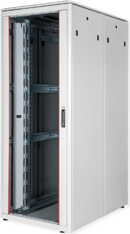 ROLINE 19 Zoll Netzwerkschrank Pro 42 HE 800x1200 BxT Glastür grau (26.21.0065)