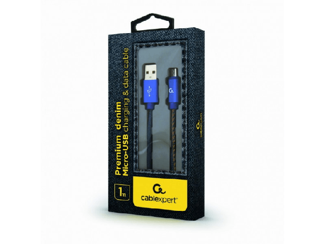 CableXpert Cavo micro USB CableXpert 18 m CC-USB2J-AMmBM-1M-BL
