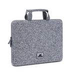 Rivacase 7913 light grey borsa per notebook 33,8 cm (13.3) Custodia a tasca Grigio