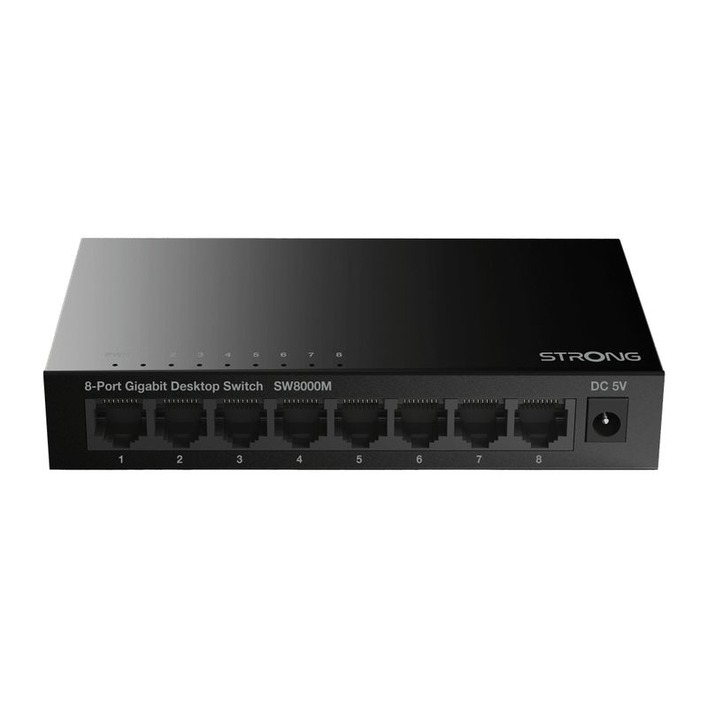 Strong-SW8000M-switch-di-rete-Gigabit-Ethernet--10-100-1000--Nero