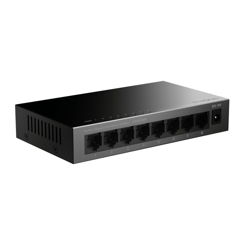 Strong-SW8000M-switch-di-rete-Gigabit-Ethernet--10-100-1000--Nero