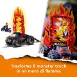 LEGO-City-Stuntz-60339-Arena-delle-Acrobazie-Monster-Truck-Moto-Giocattolo-con-Minifigure-Giochi-per-Bambini-dai-7-Anni