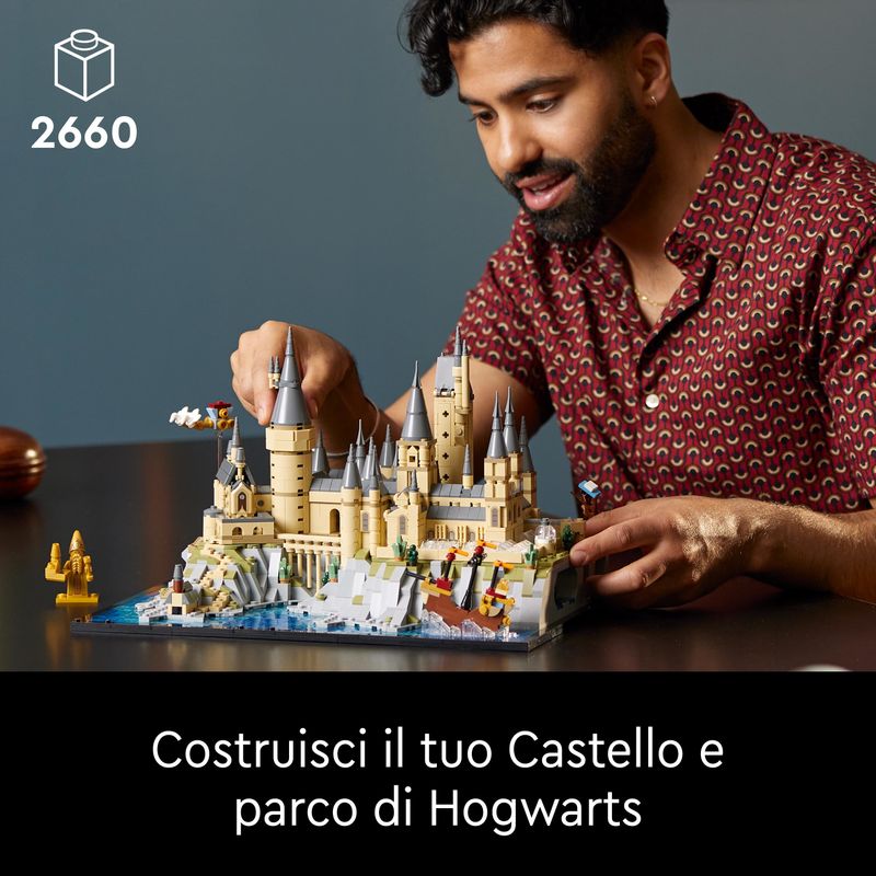 LEGO-Harry-Potter-76419-Castello-e-Parco-di-Hogwarts-Grande-Set-con-Torre-dell-Astronomia-Sala-Grande-e-Camera-dei-Segreti