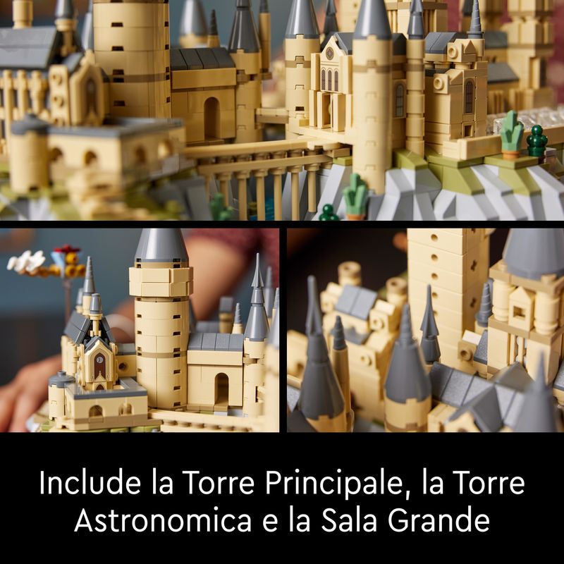 LEGO-Harry-Potter-76419-Castello-e-Parco-di-Hogwarts-Grande-Set-con-Torre-dell-Astronomia-Sala-Grande-e-Camera-dei-Segreti