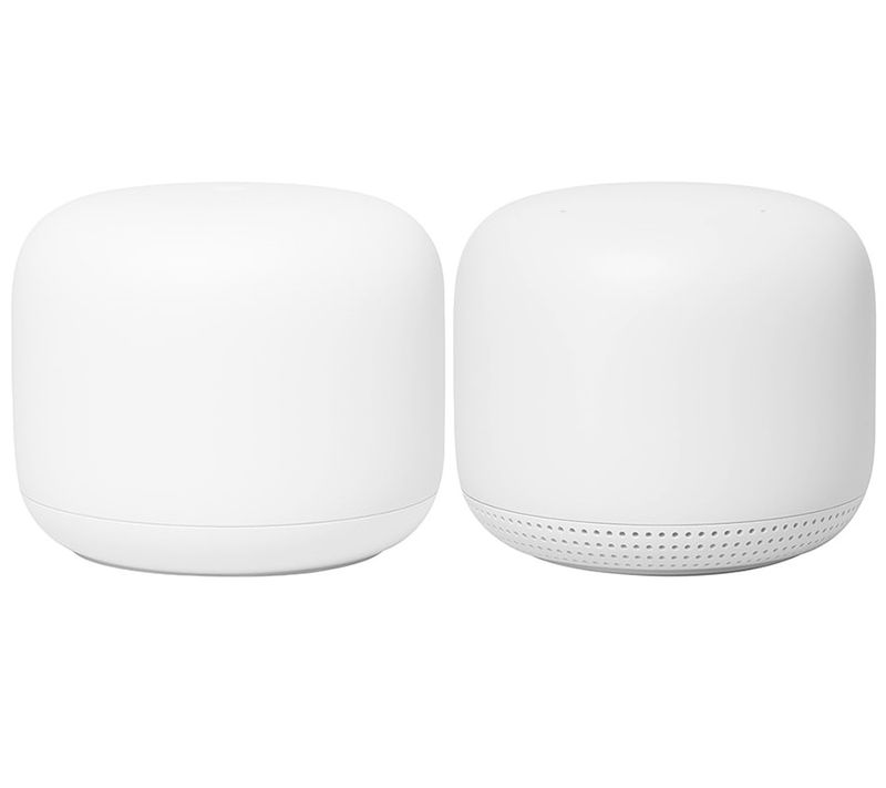 Google-Nest-Wifi-Router-and-Point-2-pack-router-wireless-Gigabit-Ethernet-Dual-band--2.4-GHz-5-GHz--4G-Bianco