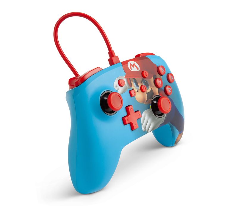 PowerA-Enhanced-Wired-Controller-For-Nintendo-Switch-–-Mario-Punch-Multicolore-USB-Gamepad-Analogico-Digitale