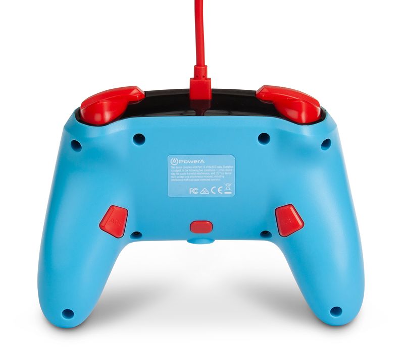 PowerA-Enhanced-Wired-Controller-For-Nintendo-Switch-–-Mario-Punch-Multicolore-USB-Gamepad-Analogico-Digitale