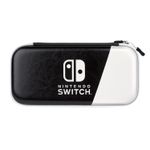 PDP Slim Deluxe: Black & White Custodia rigida Nintendo Nero, Bianco