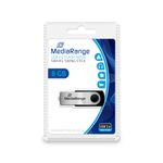 MediaRange MR908 unità flash USB 8 GB USB Type-A / Micro-USB 2.0 Nero, Argento