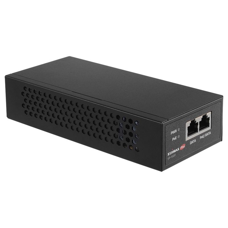 Edimax-GP-102IT-adattatore-PoE-e-iniettore-10-Gigabit-Ethernet-100-Gigabit-Ethernet-Gigabit-Ethernet