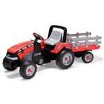 Peg Perego Trattore a Pedali Maxi Diesel Tractor con Rimorchio