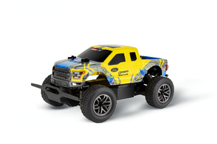 Carrera-Ford-F-150-Raptor-modellino-radiocomandato--RC--Furgoncino-Motore-elettrico-1-18