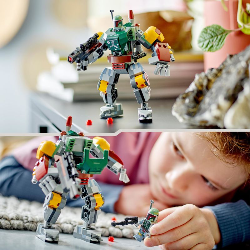 LEGO-Star-Wars-75369-Mech-di-Boba-Fett-Set-Action-Figure-con-Blaster-e-Jetpack-Giochi-da-Collezione-per-Bambini-6--Anni