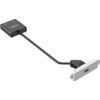 VISION-Techconnect-Modular-AV-Faceplate---LIFETIME-WARRANTY---USB-C-module---C-3.1-type-socket-on-the-front---One-tail-w