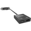 VISION-Techconnect-Modular-AV-Faceplate---LIFETIME-WARRANTY---USB-C-module---C-3.1-type-socket-on-the-front---One-tail-w