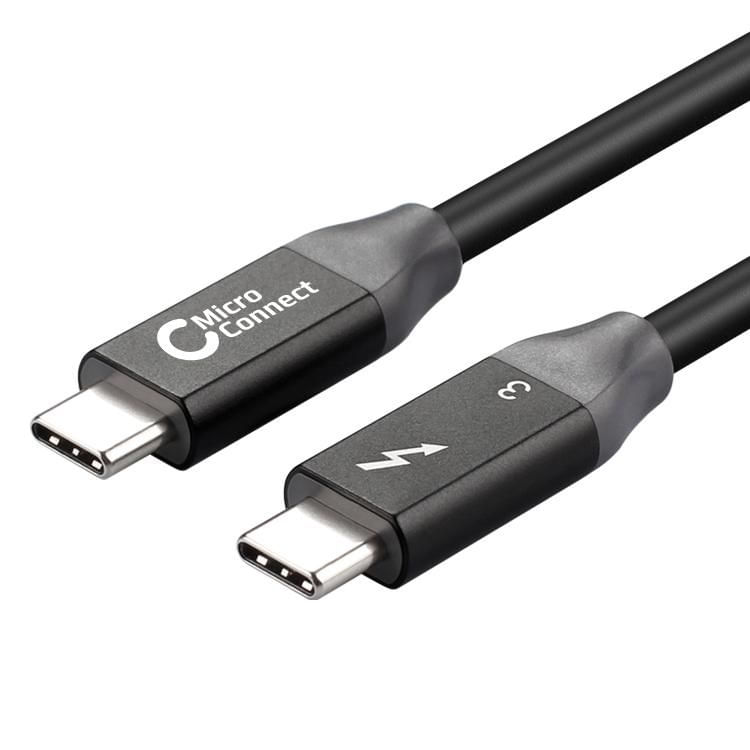Microconnect TB3020 Cavo Thunderbolt 2 m 20 Gbit/s Nero