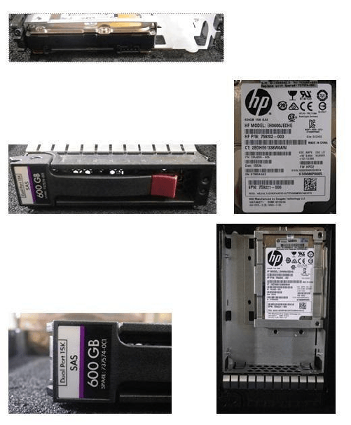 Hewlett Packard Enterprise HPE 737574-001 disco rigido interno 2.5 600 GB SAS (HDD 600gb 35 INCH 15Krpm LFF
